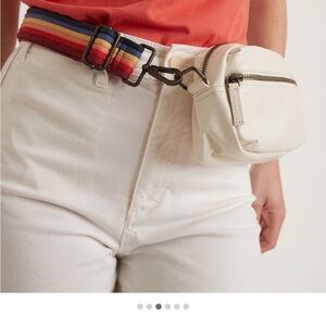 White Crossbody Bag with Adjustable Strap
Marine layer belt bag Crossbody fannie